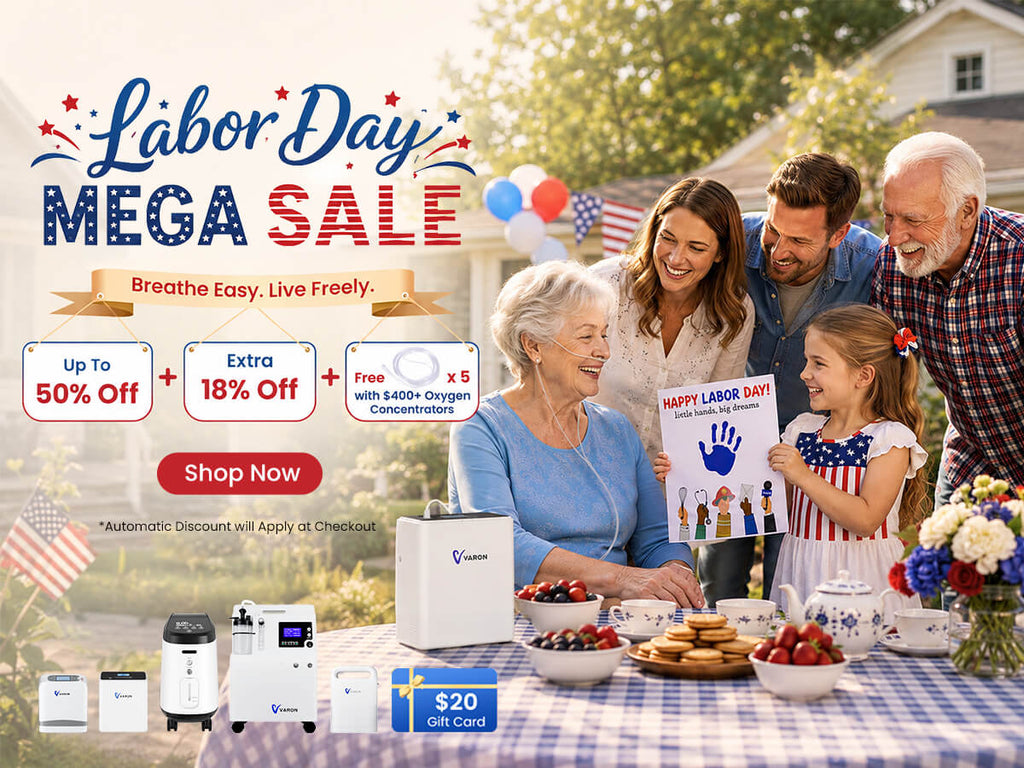 Labor Day Sale: Fall Savings on Home & Portable Oxygen Concentrators