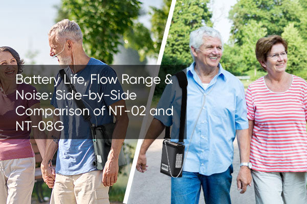 Battery Life, Flow Range & Noise: Side-by-Side Comparison of NT-02 and NT-08G