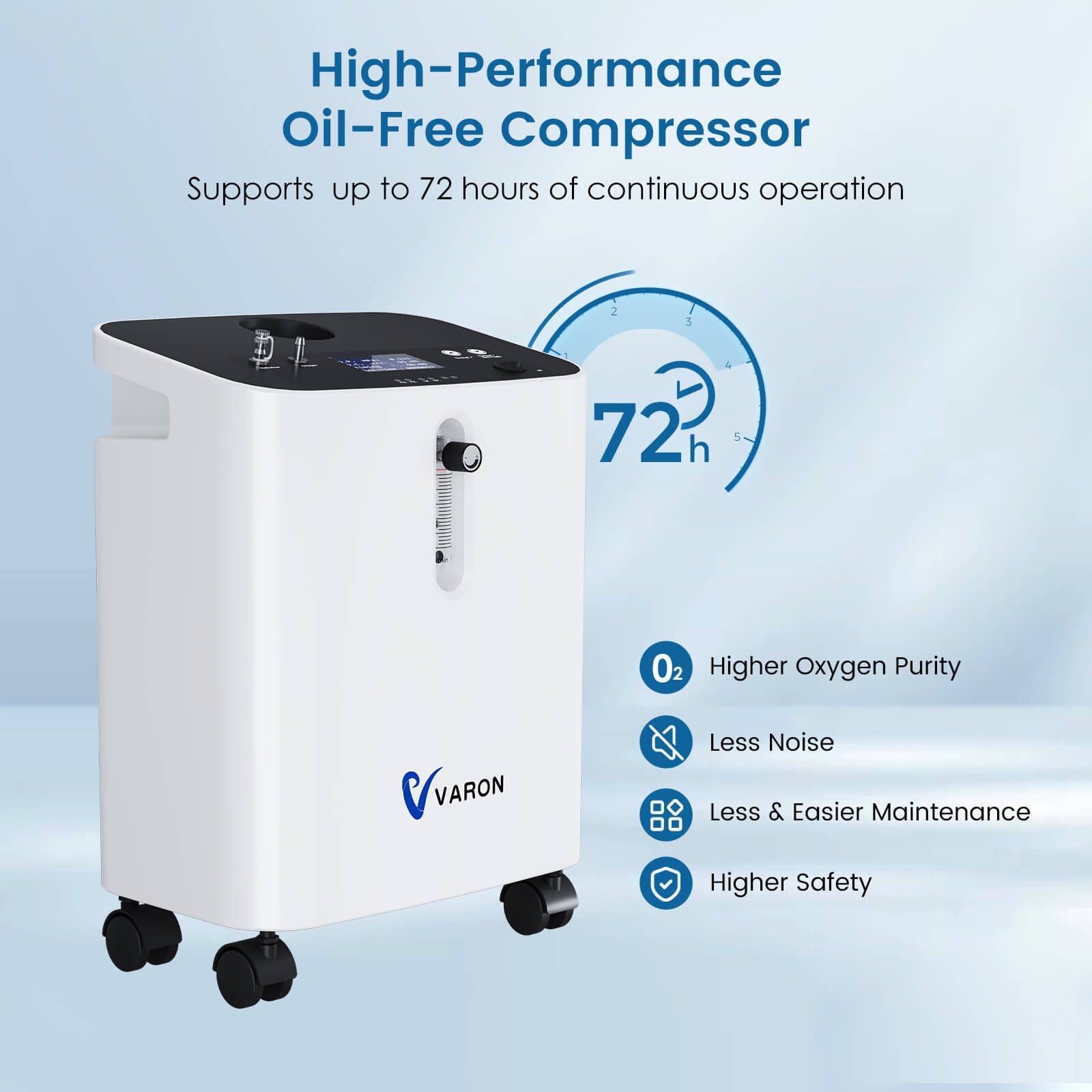 VARON 1-10 L/min Home Oxygen Concentrator JAY-3EW