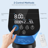 VARON 1-9L/min 105W Pro Wheel Home Oxygen Concentrator with Convenient Wheel Design