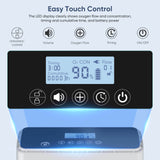 Best Selling VARON 1-6L Continuous Flow Portable Oxygen Concentrator NT-06