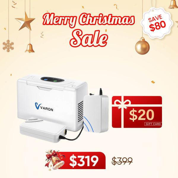 3.3 lbs Lightweight | 3L Portable Continuous Flow Oxygen