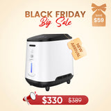 VARON 1-9L/min 105W Pro Wheel Home Oxygen Concentrator with Convenient Wheel Design