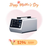 VARON 1-5L Versatile Continuous Flow Portable Oxygen Concentrator for Travel + Free Adapter