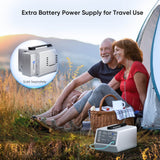 VARON 1-5L Versatile Continuous Flow Portable Oxygen Concentrator for Travel + Free Adapter