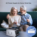 VARON 1-5L Versatile Continuous Flow Portable Oxygen Concentrator for Travel + Free Adapter
