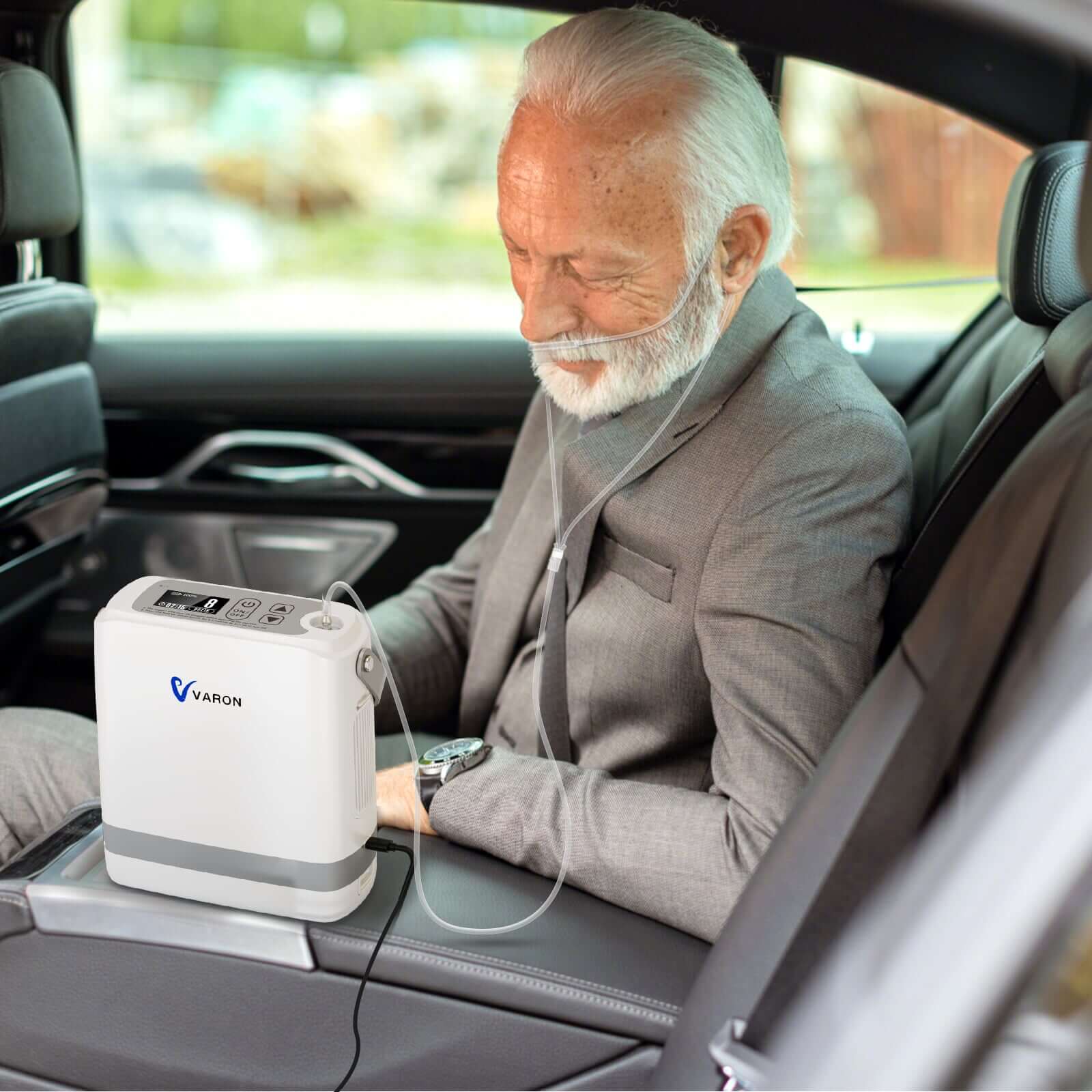 New Arrival VARON  1-8L Pulse Flow Portable Oxygen Concentrator NT-08G