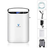 Upgraded VARON 1-5L Pulse Flow Portable Oxygen Concentrator NT-01