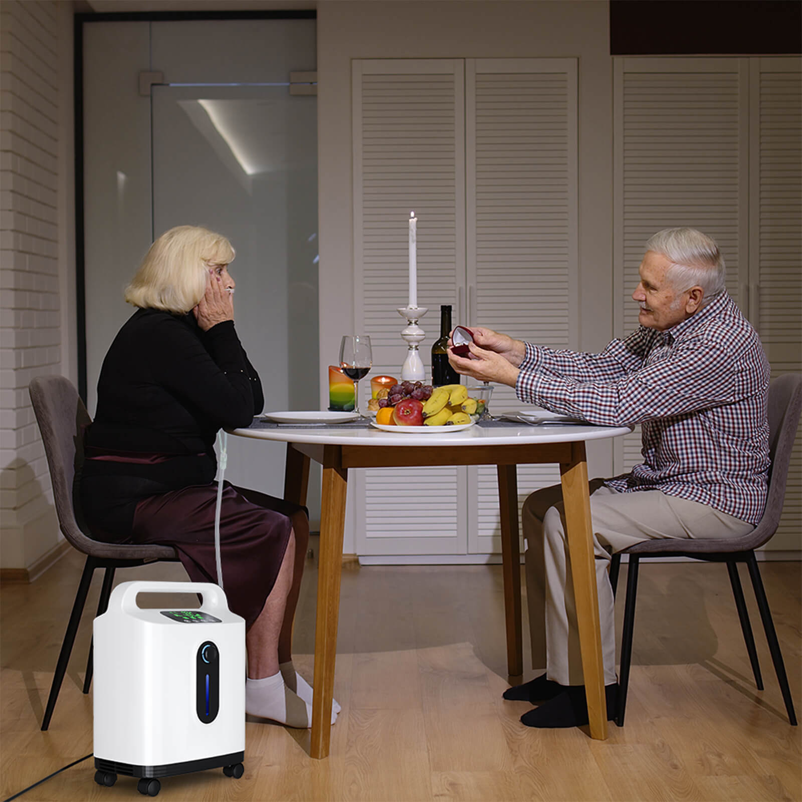 Lightest 1-8L/min Home Oxygen Concentrator DF-011