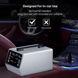 VARON 1-5L Versatile Continuous Flow Portable Oxygen Concentrator for Travel + Free Adapter