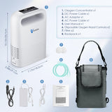 Best Sellingš„4.85lbs Lightweight 1-5L Portable Oxygen Concentrator NT-02