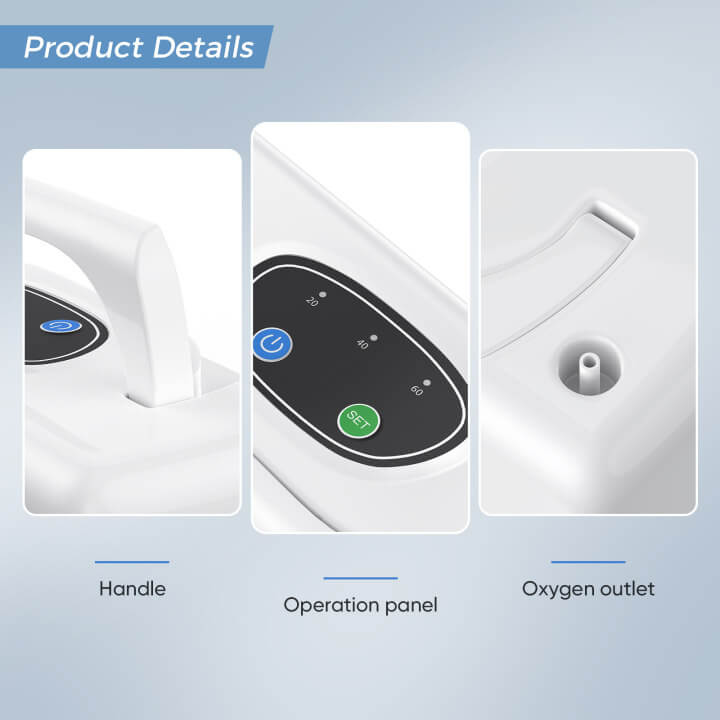 VARON 3L Continuous Flow Portable Oxygen Concentrator NT-05
