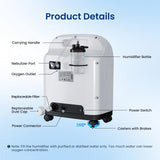 New Arrival VARON 1-9L/min Home Oxygen Concentrator VH-4