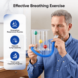 2-in-1 Breathing Trainer for Inhalation & Exhalation Exercise