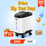 VARON 1-9L/min 105W Pro Wheel Home Oxygen Concentrator with Convenient Wheel Design