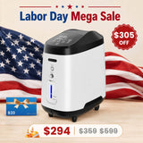 Upgraded VARON 1-8L/min Home Oxygen Concentrator 105W Pro