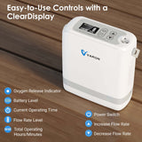 New Arrival VARON  1-8L Pulse Flow Portable Oxygen Concentrator NT-08G