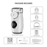 Hot Sale Bundle FDA Approved Portable Nebulizer 135B Black + 133 Blue