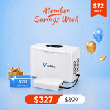 Varon Lightweight 3L/min Portable Oxygen Concentrator NT-05 for Travel and Outdoor Use