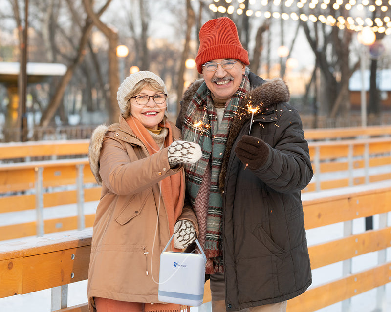 New Arrival VARON  1-8L Pulse Flow Portable Oxygen Concentrator NT-08G