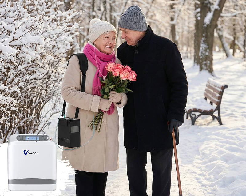 New Arrival VARON  1-7L Portable Oxygen Concentrator VP-8 Lite