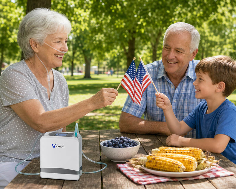New Arrival VARON  1-7L Portable Oxygen Concentrator VP-8 Lite