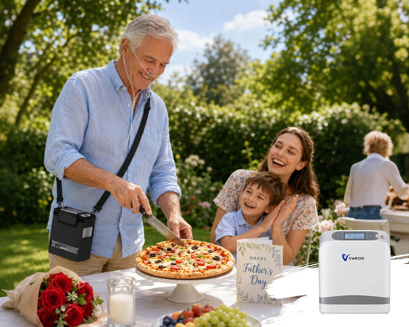 New Arrival VARON  1-7L Portable Oxygen Concentrator VP-8 Lite
