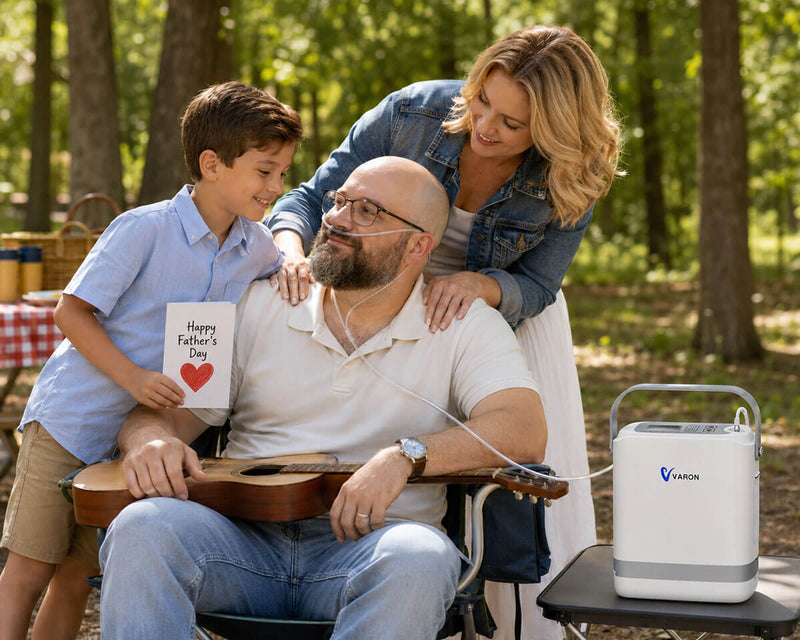 New Arrival VARON  1-8L Pulse Flow Portable Oxygen Concentrator NT-08G