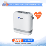 New Arrival VARON  1-8L Pulse Flow Portable Oxygen Concentrator NT-08G