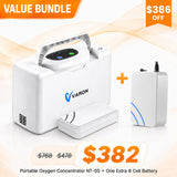 VARON 3L Continuous Flow Portable Oxygen Concentrator NT-05
