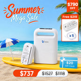 Best Selling🔥4.85lbs Lightweight 1-5L Portable Oxygen Concentrator NT-02