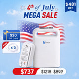 Best Selling🔥4.85lbs Lightweight 1-5L Portable Oxygen Concentrator NT-02