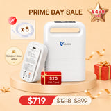 Best Selling🔥4.85lbs Lightweight 1-5L Portable Oxygen Concentrator NT-02