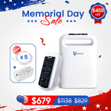 Best Selling🔥4.85lbs Lightweight 1-5L Portable Oxygen Concentrator NT-02