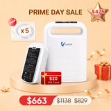 Best Selling🔥4.85lbs Lightweight 1-5L Portable Oxygen Concentrator NT-02