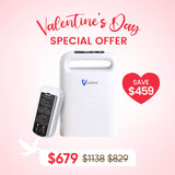 1-5L Portable Oxygen Concentrator NT-02+An Extra 8 Cell/ 16 Cell Battery