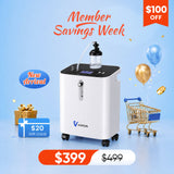 VARON 1-10 L/min Home Oxygen Concentrator Serene 3