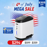 Upgraded VARON 1-8L/min Home Oxygen Concentrator 105W Pro