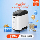 Upgraded VARON 1-8L/min Home Oxygen Concentrator 105W Pro