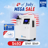 VARON FDA Approved 5L Medical Grade Home Oxygen Concentrator Serene 5