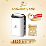 Upgraded VARON 1-5L Pulse Flow Portable Oxygen Concentrator NT-01