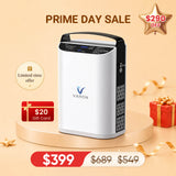 Upgraded VARON 1-5L Pulse Flow Portable Oxygen Concentrator NT-01