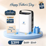Upgraded VARON 1-5L Pulse Flow Portable Oxygen Concentrator NT-01
