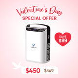 Upgraded VARON 1-5L Pulse Flow Portable Oxygen Concentrator NT-01