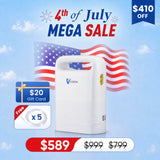 Best Selling🔥4.85lbs Lightweight 1-5L Portable Oxygen Concentrator NT-02