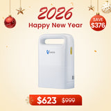 Best Selling🔥4.85lbs Lightweight 1-5L Portable Oxygen Concentrator NT-02