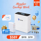 Best Selling VARON 1-6L Continuous Flow Portable Oxygen Concentrator NT-06