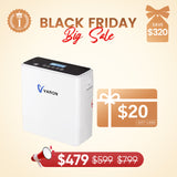 Varon 1-6 Liter/min Portable Oxygen Concentrator Continuous Flow NT-06 for Outdoor and Home, Car Use