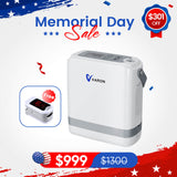 New Arrival VARON  1-8L Pulse Flow Portable Oxygen Concentrator NT-08G