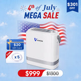 New Arrival VARON  1-8L Pulse Flow Portable Oxygen Concentrator NT-08G